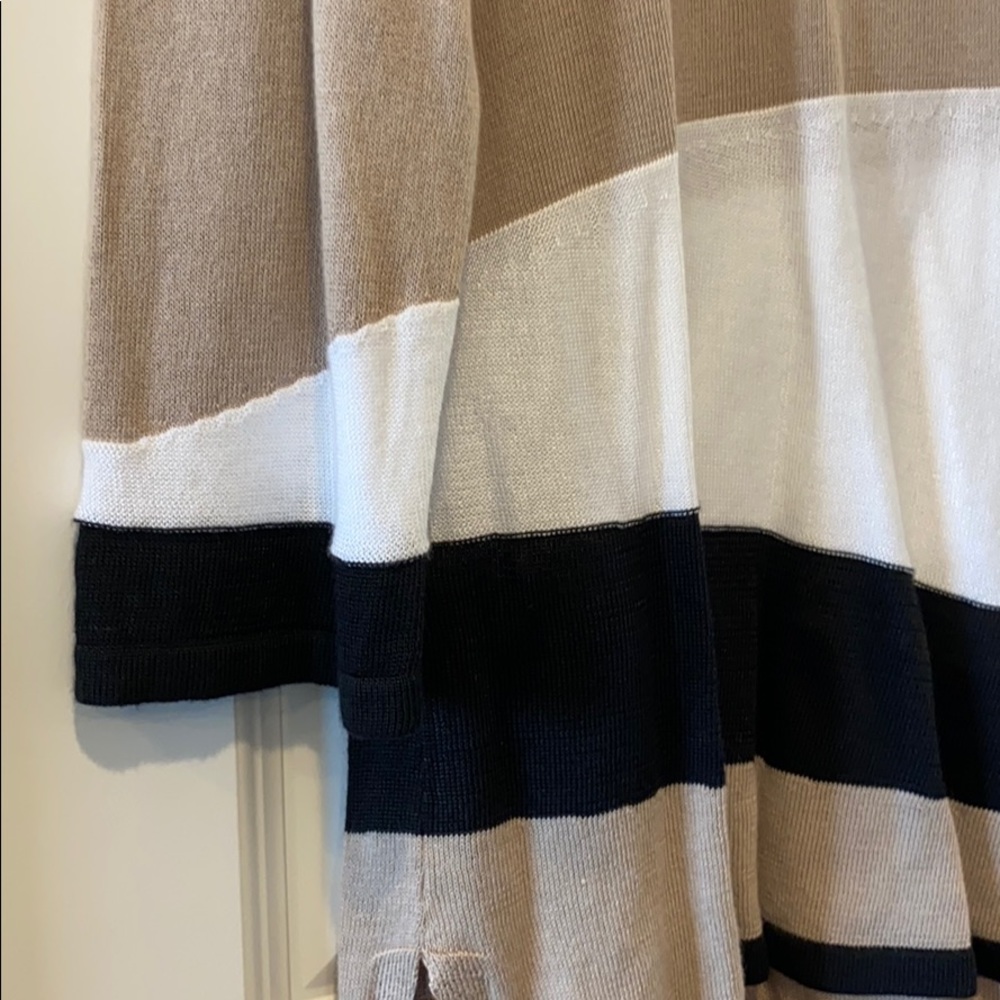 Dana Buchman Colorblock High-Low Sweater - Picture 9 of 9